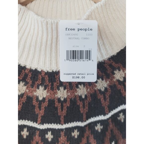 Free People Scotland Oversized Sweater Dress - New Small - Picture 13 of 15